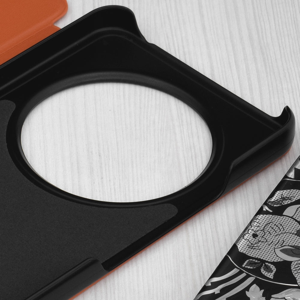 Husa pentru Xiaomi Poco C75 / Redmi 14C, Techsuit, eFold, Portocalie