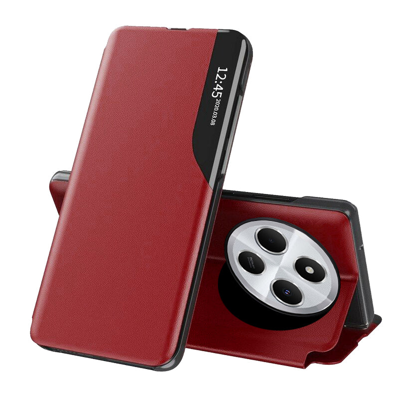 Husa pentru Xiaomi Poco C75 / Redmi 14C, Techsuit, eFold, Rosie
