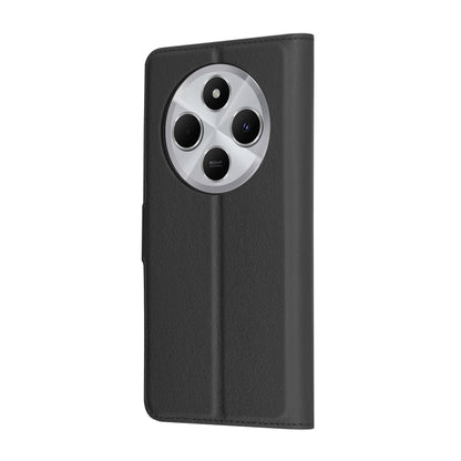 Husa pentru Xiaomi Poco C75 / Redmi 14C, Techsuit, Leather Folio, Neagra
