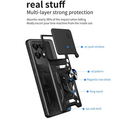 Husa pentru Xiaomi Poco F6 Pro, Techsuit, CamShield, Verde