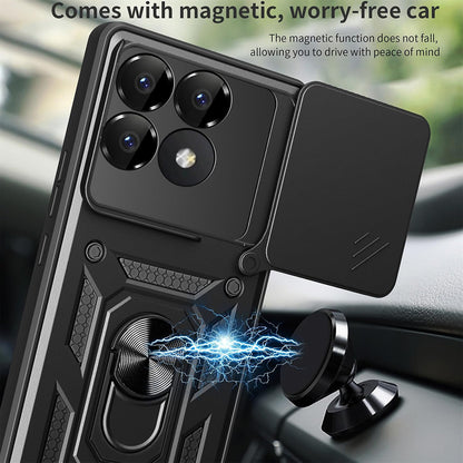 Husa pentru Xiaomi Poco F6 Pro, Techsuit, CamShield, Verde
