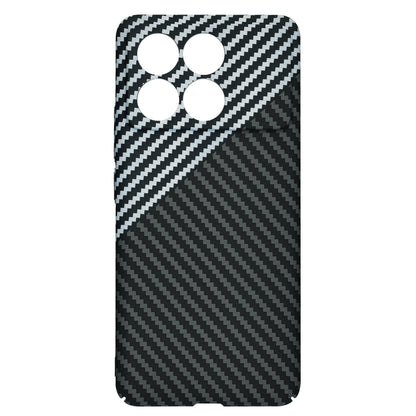 Husa pentru Xiaomi Poco F6 Pro, Techsuit, Carbonite FiberShell, Neagra Gri