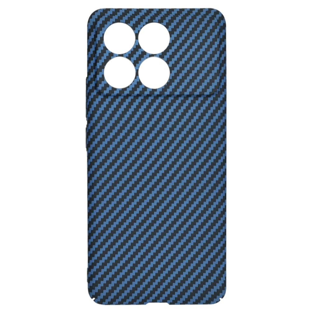 Husa pentru Xiaomi Poco F6 Pro, Techsuit, Carbonite FiberShell, Turcoaz