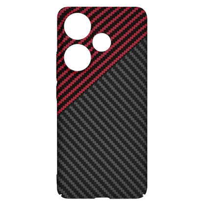 Husa pentru Xiaomi Poco F6, Techsuit, Carbonite FiberShell, Neagra Rosie