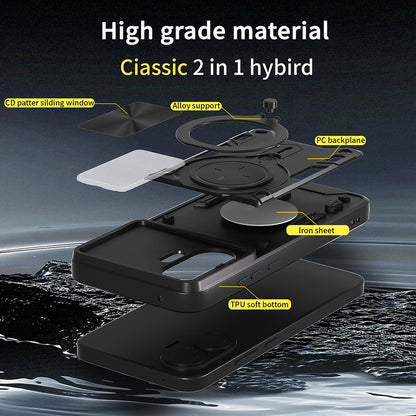 Husa pentru Xiaomi Poco F7, Techsuit, CamGuard Pro, Albastra