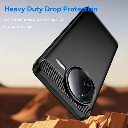 Husa pentru Xiaomi Poco F7 Ultra, Techsuit, Carbon, Neagra