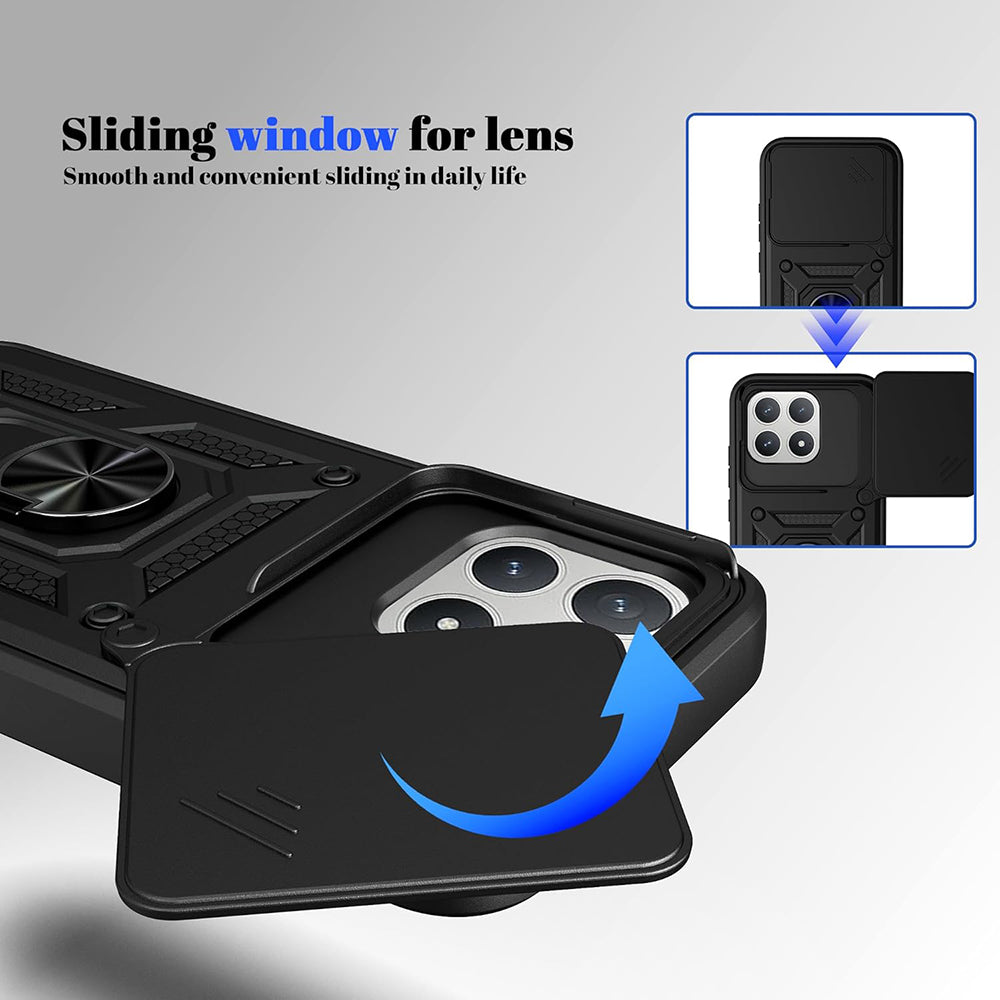 Husa pentru Xiaomi Poco F8 Pro, Techsuit, CamShield, Neagra