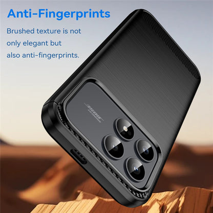 Husa pentru Xiaomi Poco F8 Pro, Techsuit, Carbon, Neagra