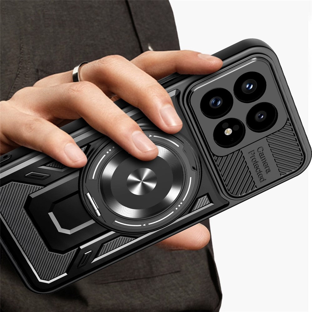 Husa pentru Xiaomi Poco F8 Pro, Techsuit, RuggedCam, Neagra