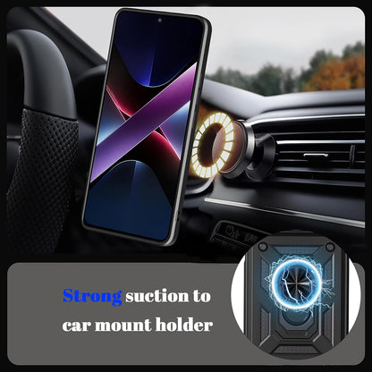 Husa pentru Xiaomi Poco F8 Ultra, Techsuit, CamShield, Neagra