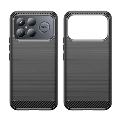Husa pentru Xiaomi Poco F8 Ultra, Techsuit, Carbon, Neagra