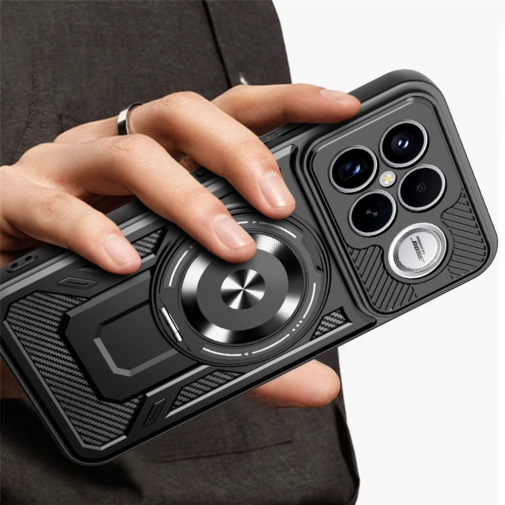 Husa pentru Xiaomi Poco F8 Ultra, Techsuit, RuggedCam, Albastra
