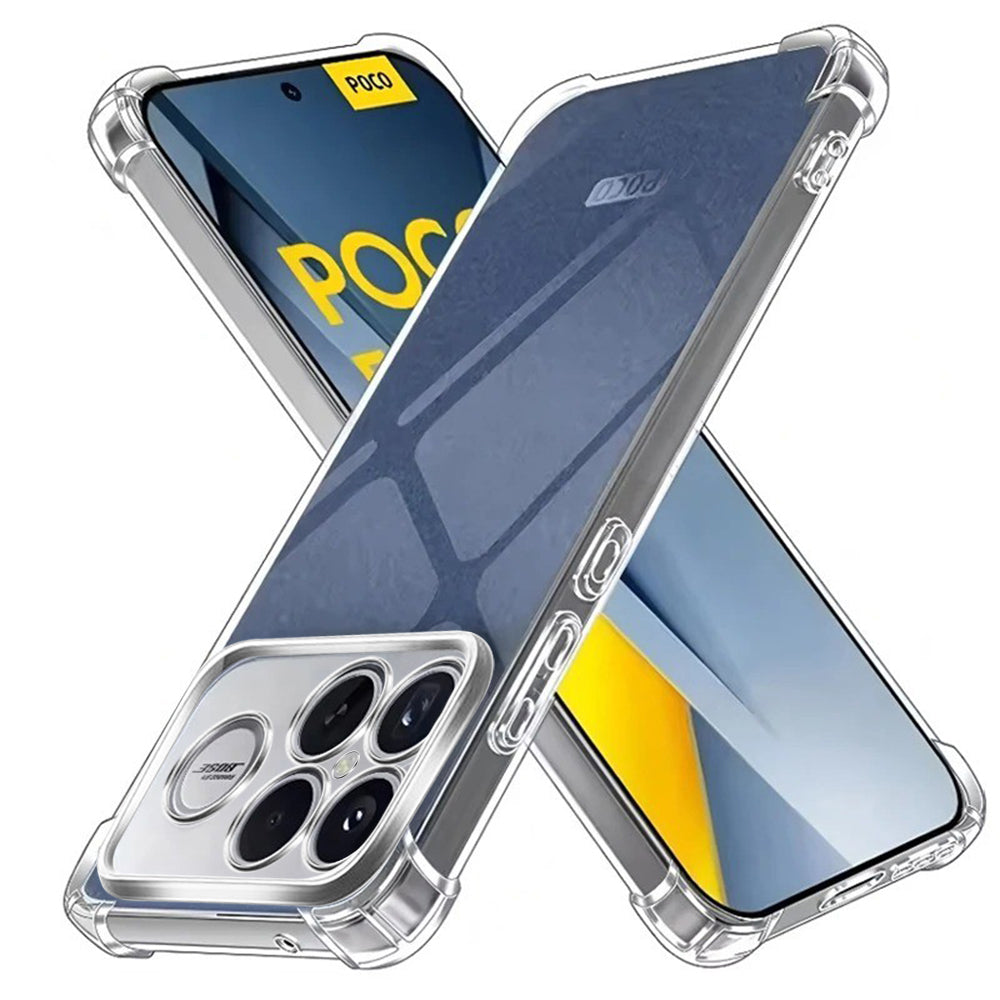 Husa pentru Xiaomi Poco F8 Ultra, Techsuit, Shockproof Clear, Transparenta