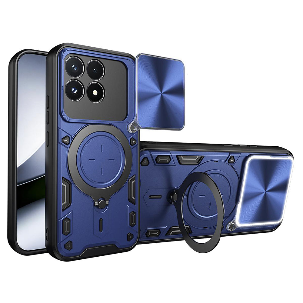 Husa pentru Xiaomi Poco F9 Pro, Techsuit, CamGuard Pro, Albastra