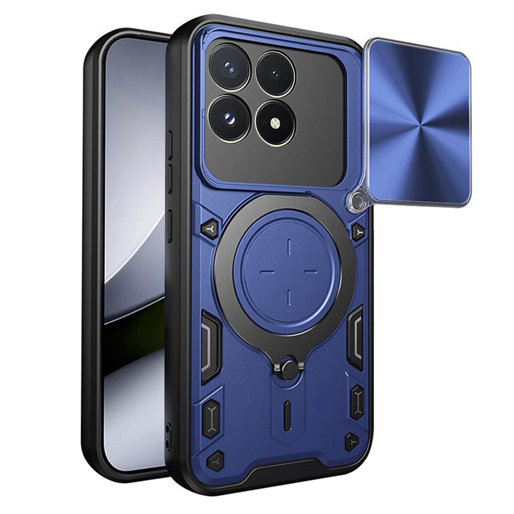 Husa pentru Xiaomi Poco F9 Pro, Techsuit, CamGuard Pro, Albastra
