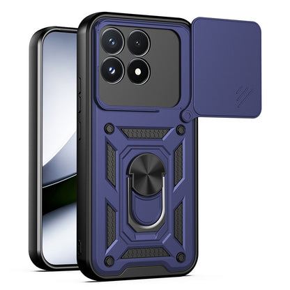 Husa pentru Xiaomi Poco F9 Pro, Techsuit, CamShield, Albastra