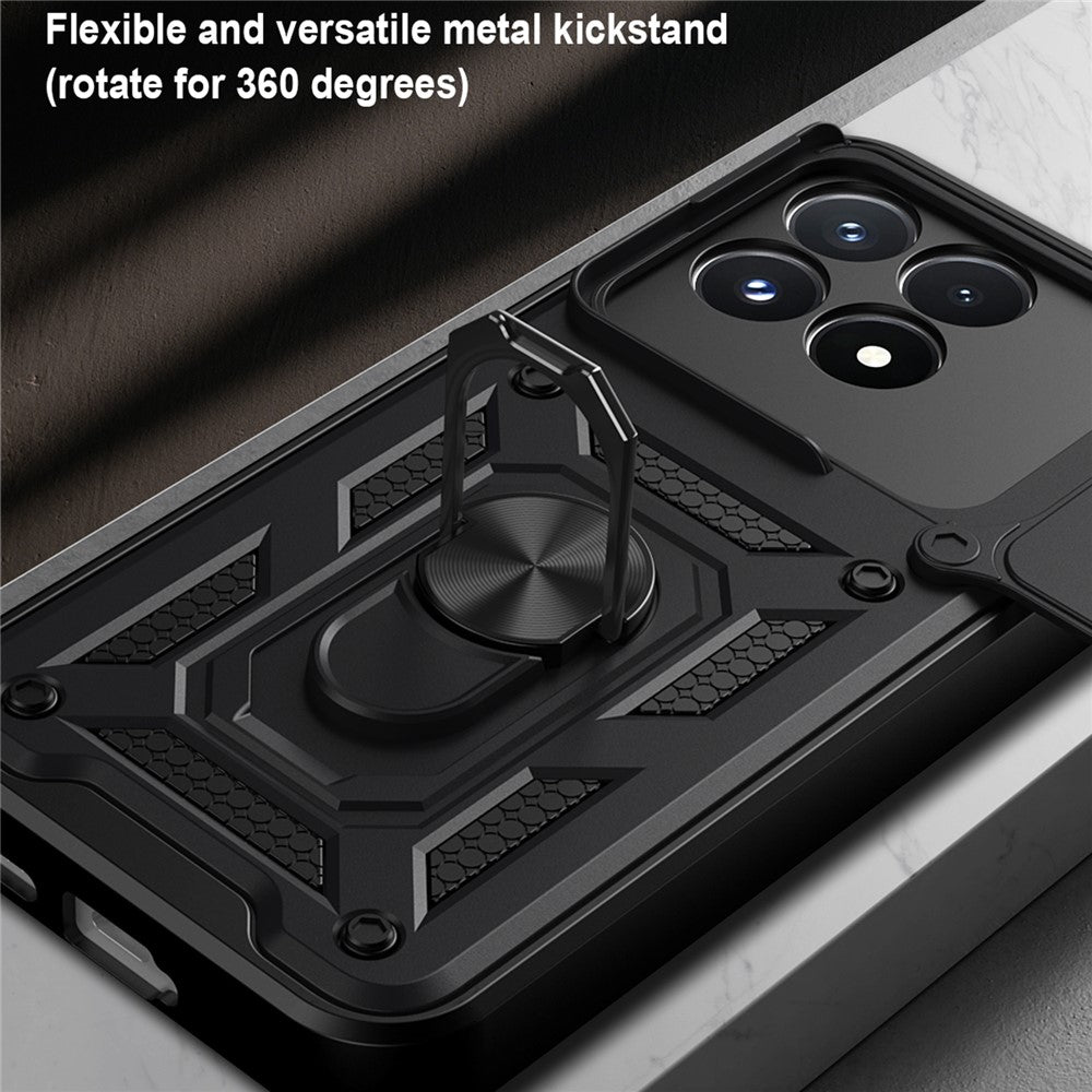 Husa pentru Xiaomi Poco F9 Pro, Techsuit, CamShield, Albastra