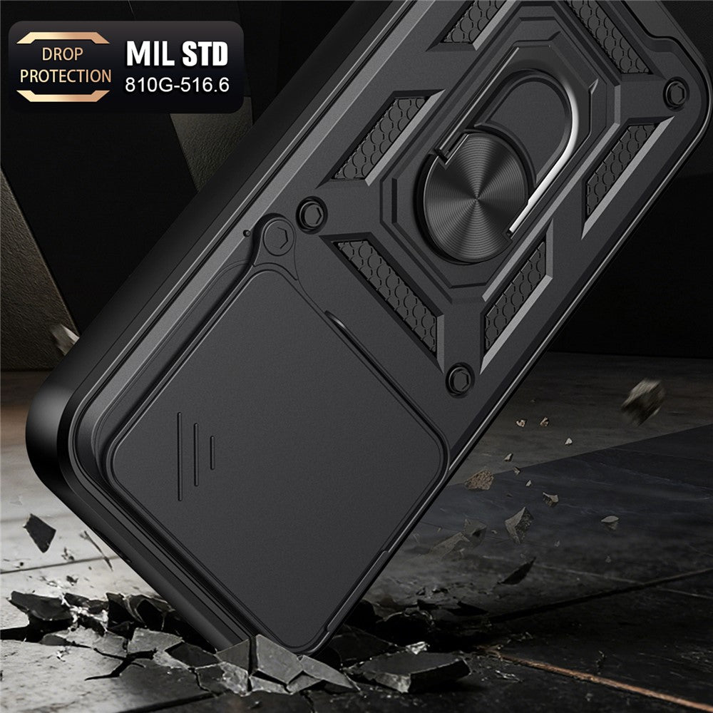 Husa pentru Xiaomi Poco F9 Pro, Techsuit, CamShield, Albastra