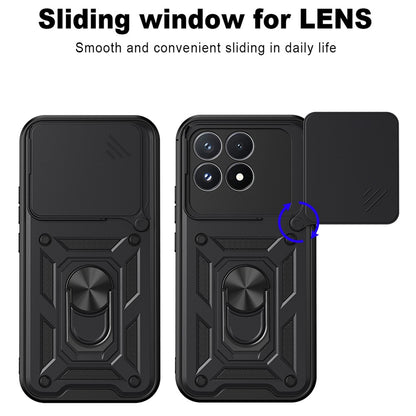 Husa pentru Xiaomi Poco F9 Pro, Techsuit, CamShield, Neagra
