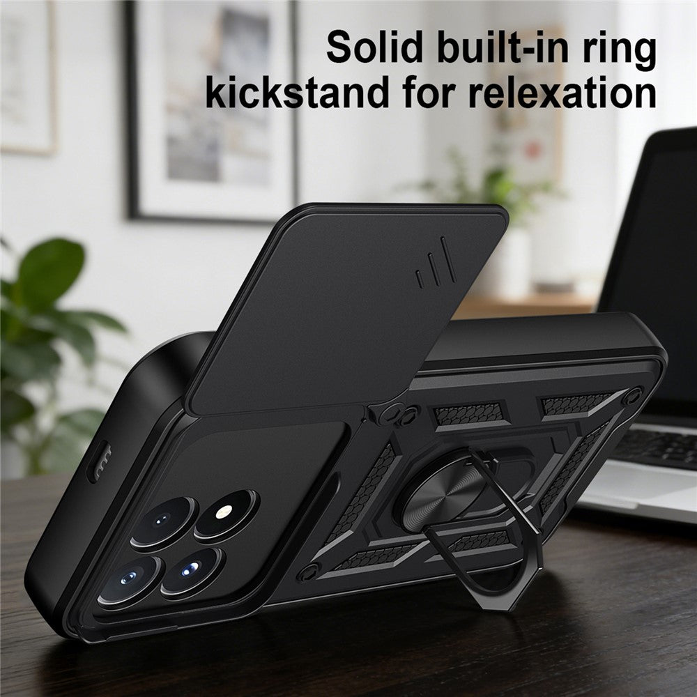 Husa pentru Xiaomi Poco F9 Pro, Techsuit, CamShield, Neagra