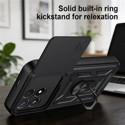 Husa pentru Xiaomi Poco F9 Pro, Techsuit, CamShield, Neagra