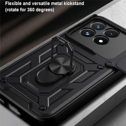 Husa pentru Xiaomi Poco F9 Pro, Techsuit, CamShield, Neagra