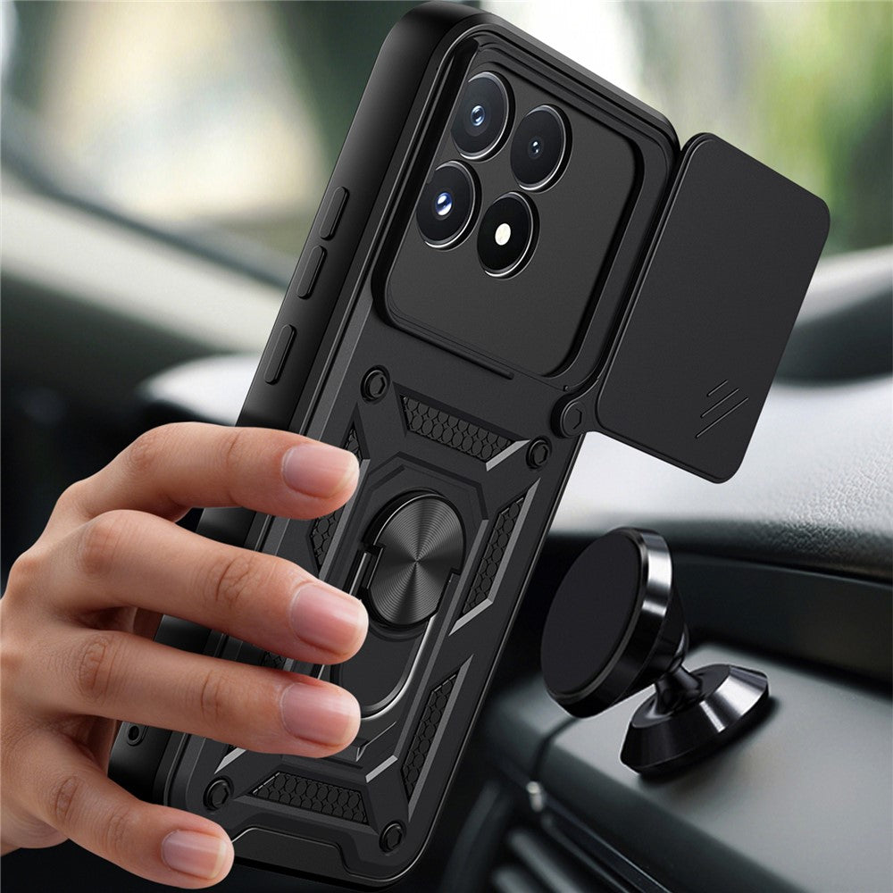 Husa pentru Xiaomi Poco F9 Pro, Techsuit, CamShield, Neagra