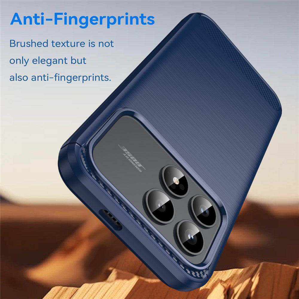 Husa pentru Xiaomi Poco F9 Pro, Techsuit, Carbon, Albastra
