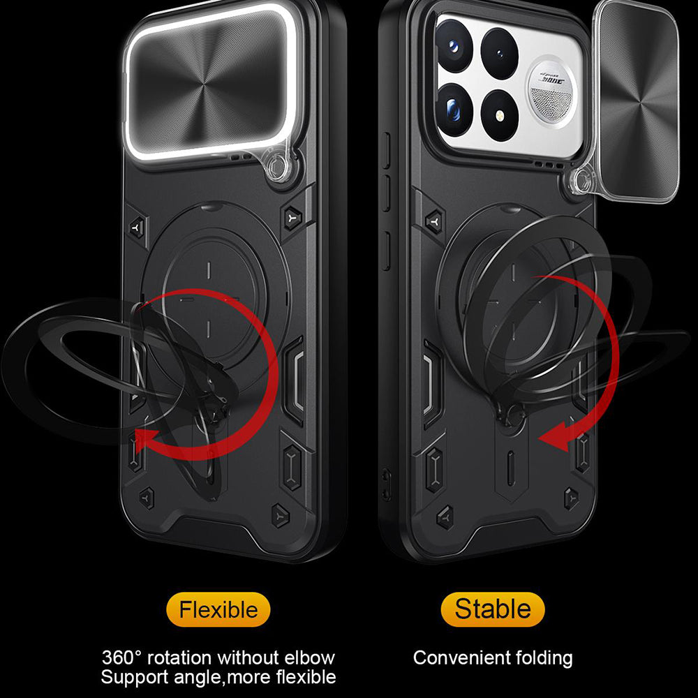 Husa pentru Xiaomi Poco F9 Ultra, Techsuit, CamGuard Pro, Albastra