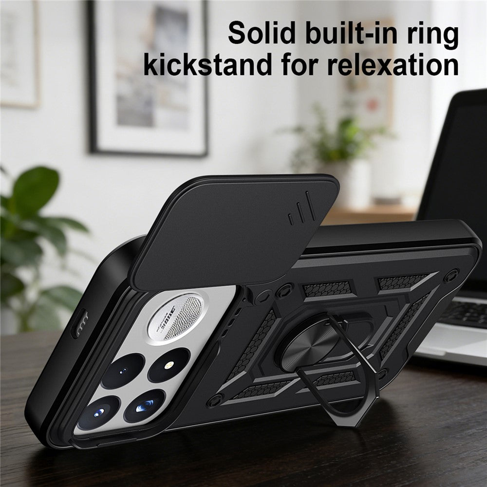Husa pentru Xiaomi Poco F9 Ultra, Techsuit, CamShield, Albastra
