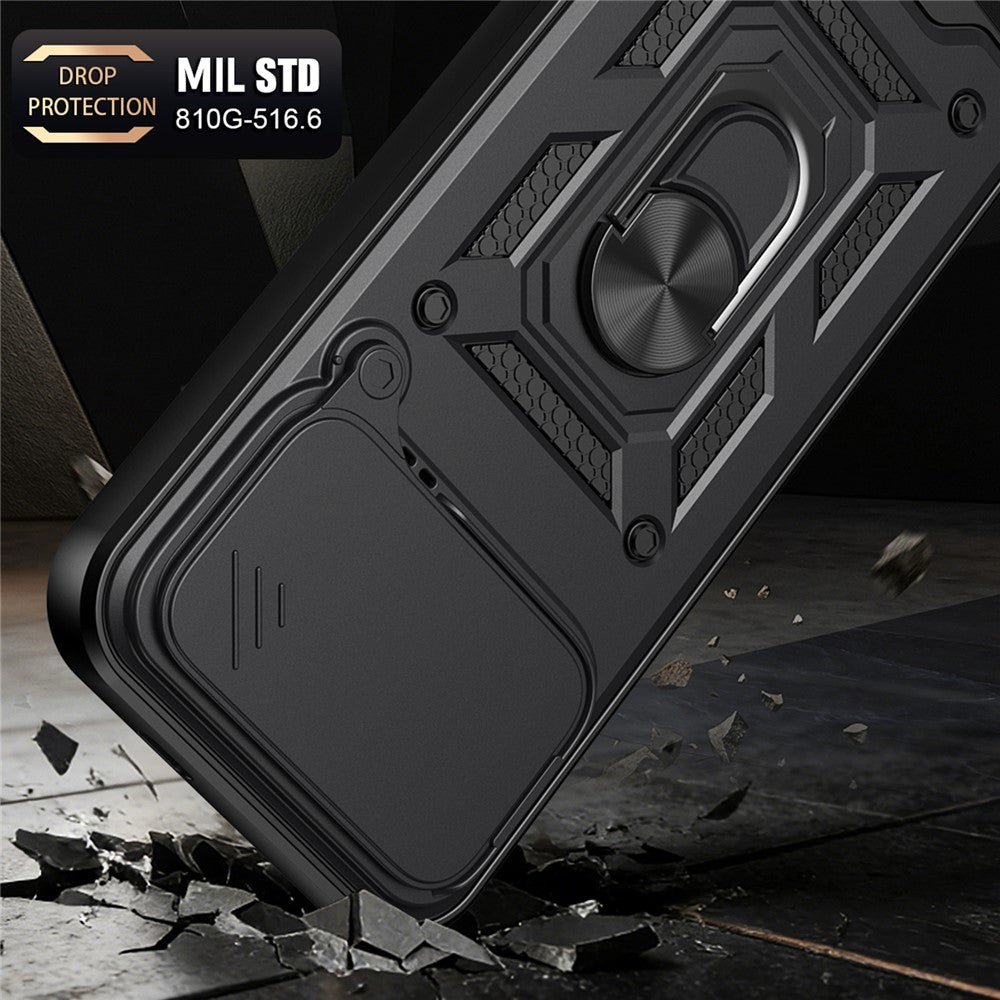 Husa pentru Xiaomi Poco F9 Ultra, Techsuit, CamShield, Albastra