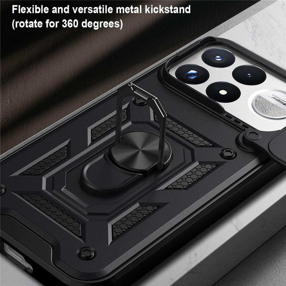 Husa pentru Xiaomi Poco F9 Ultra, Techsuit, CamShield, Neagra