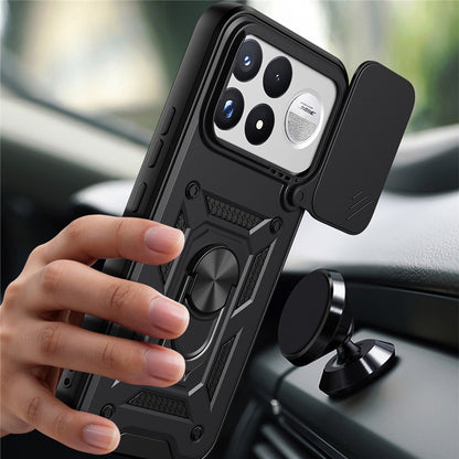 Husa pentru Xiaomi Poco F9 Ultra, Techsuit, CamShield, Neagra