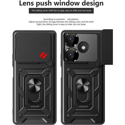 Husa pentru Xiaomi Poco M6 4G / Redmi 13, Techsuit, CamShield, Albastra