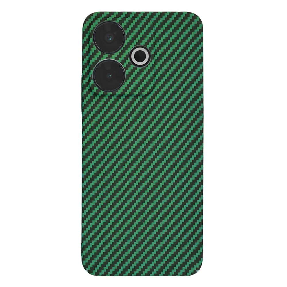 Husa pentru Xiaomi Poco M6 4G / Redmi 13, Techsuit, Carbonite FiberShell, Verde