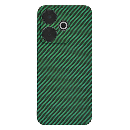 Husa pentru Xiaomi Poco M6 4G / Redmi 13, Techsuit, Carbonite FiberShell, Verde