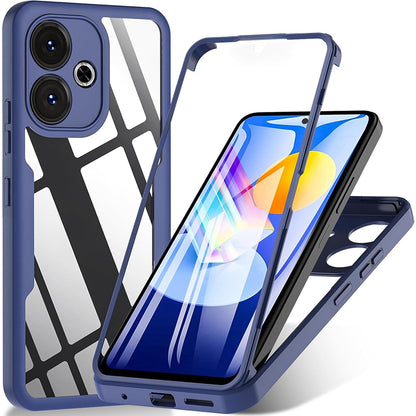 Husa pentru Xiaomi Poco M6 4G / Redmi 13, Techsuit, ColorVerse 360, Albastra