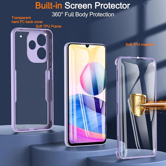 Husa pentru Xiaomi Poco M6 4G / Redmi 13, Techsuit, ColorVerse 360, Neagra