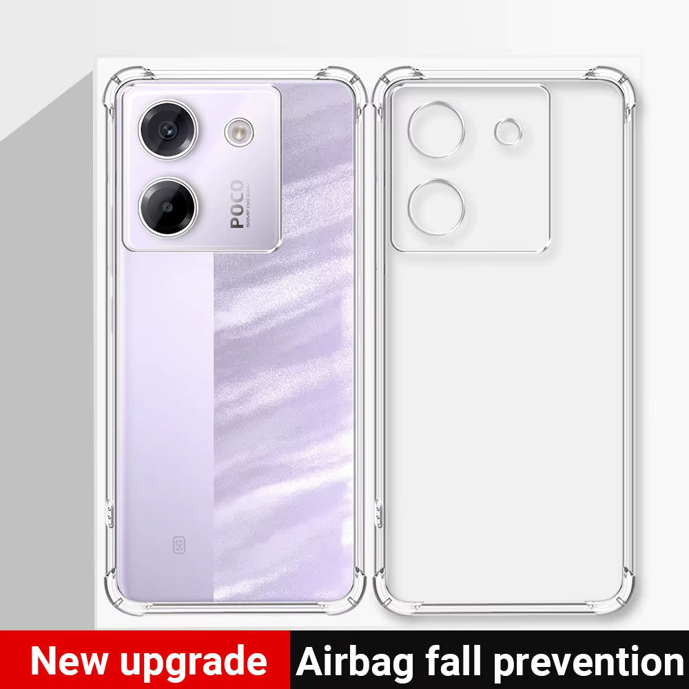 Husa pentru Xiaomi Poco M7 Pro 5G, Techsuit, Shockproof Clear, Transparenta