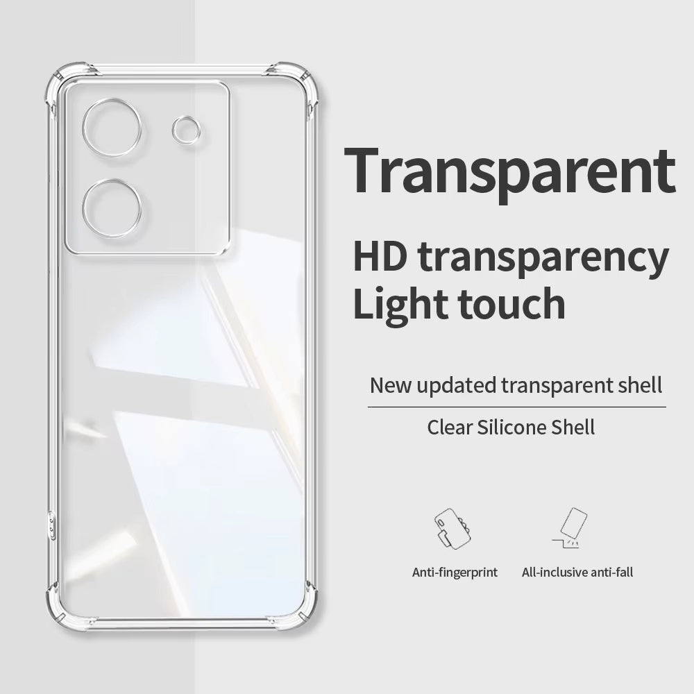 Husa pentru Xiaomi Poco M7 Pro 5G, Techsuit, Shockproof Clear, Transparenta