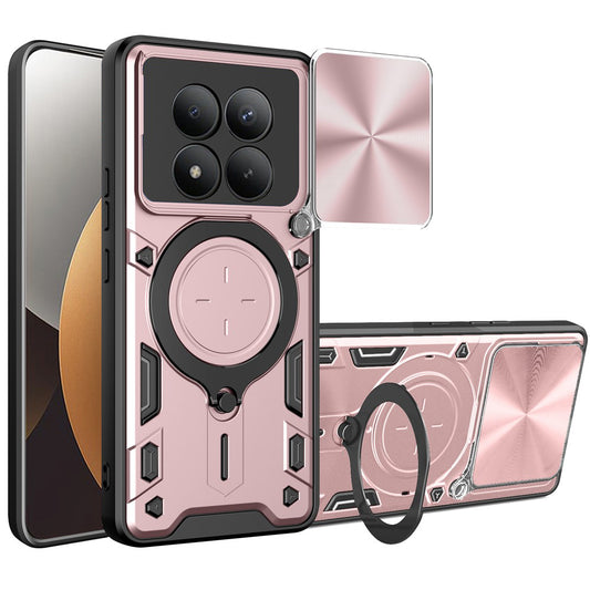 Husa pentru Xiaomi Poco M8 Pro / Redmi Note 15 Pro+ 5G, Techsuit, CamGuard Pro, Roz Aurie