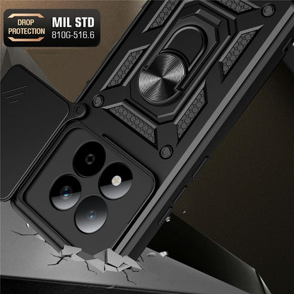 Husa pentru Xiaomi Poco M8 Pro / Redmi Note 15 Pro+ 5G, Techsuit, CamShield, Roz Aurie