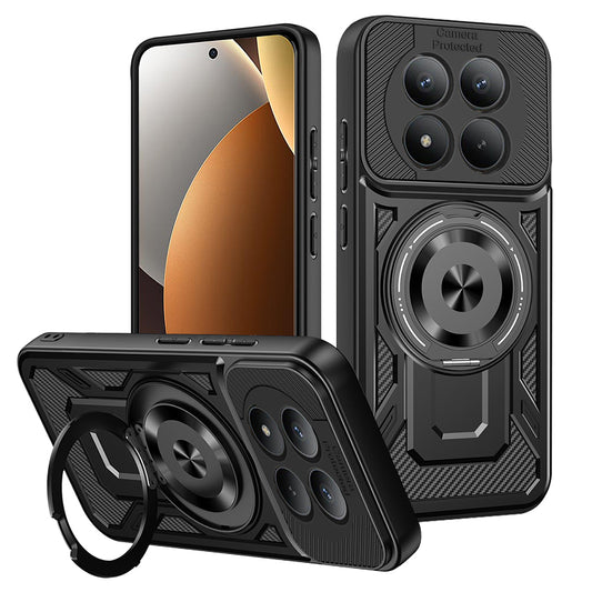 Husa pentru Xiaomi Poco M8 Pro / Redmi Note 15 Pro+ 5G, Techsuit, RuggedCam, Neagra