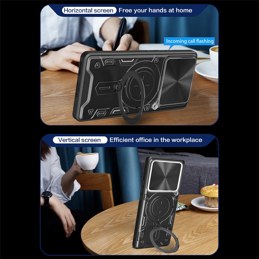 Husa pentru Xiaomi Poco M8 / Redmi Note 15 5G / Note 15 4G, Techsuit, CamGuard Pro, Neagra
