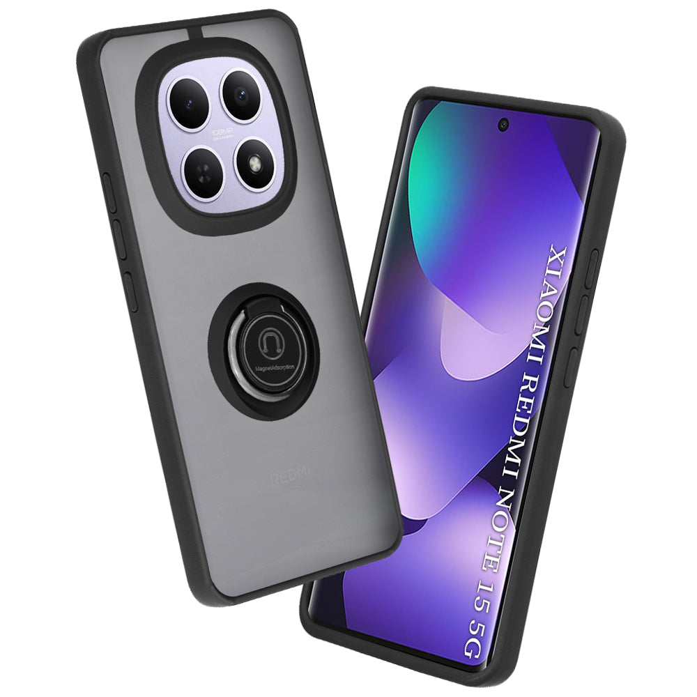 Husa pentru Xiaomi Poco M8 / Redmi Note 15 5G / Note 15 4G, Techsuit, Glinth, Neagra