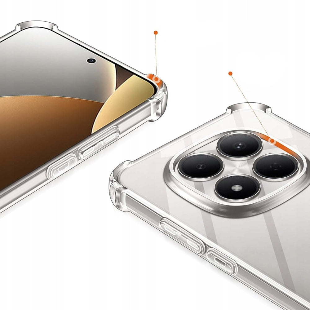 Husa pentru Xiaomi Poco M8 / Redmi Note 15 5G / Note 15 4G, Techsuit, Shockproof Clear, Transparenta