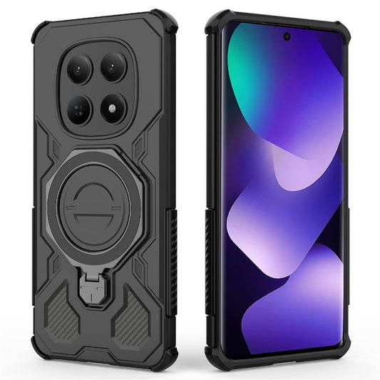 Husa pentru Xiaomi Poco M8 / Redmi Note 15 5G, Techsuit, Carbon Shield Pro, Alba