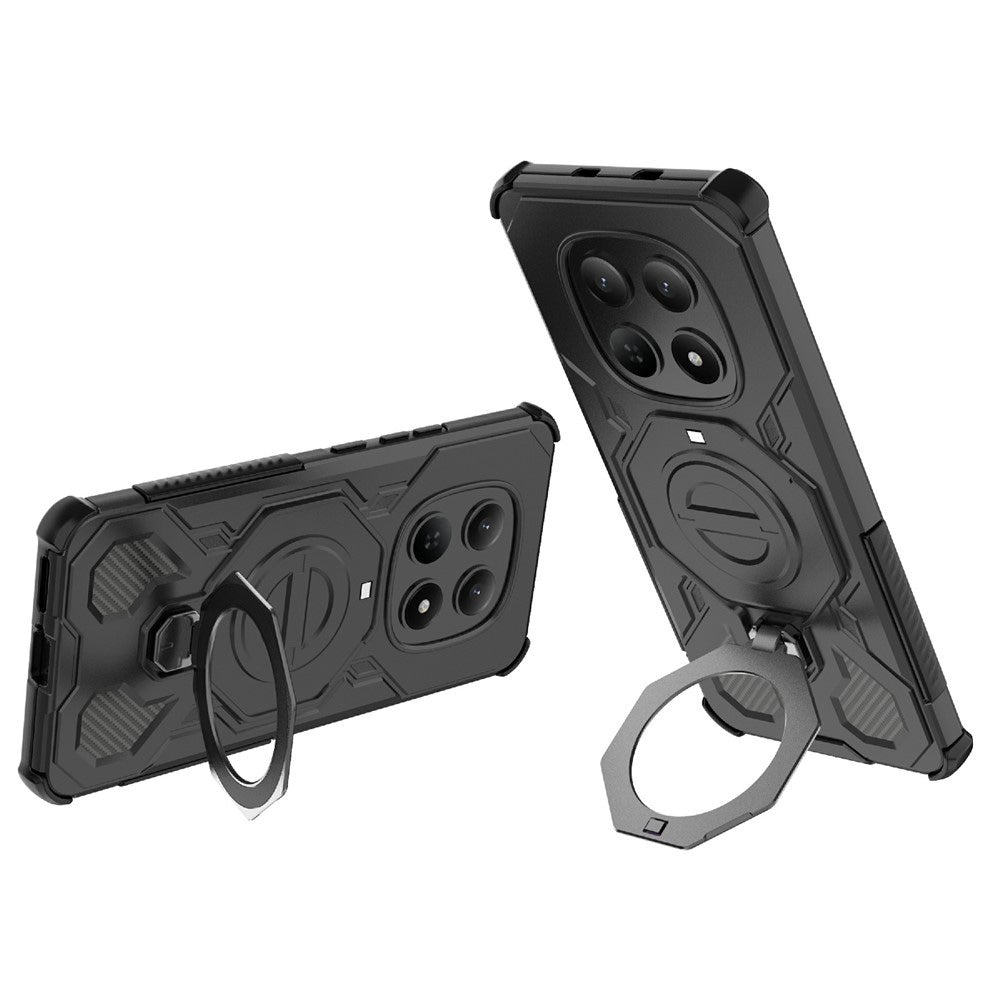 Husa pentru Xiaomi Poco M8 / Redmi Note 15 5G, Techsuit, Carbon Shield Pro, Alba