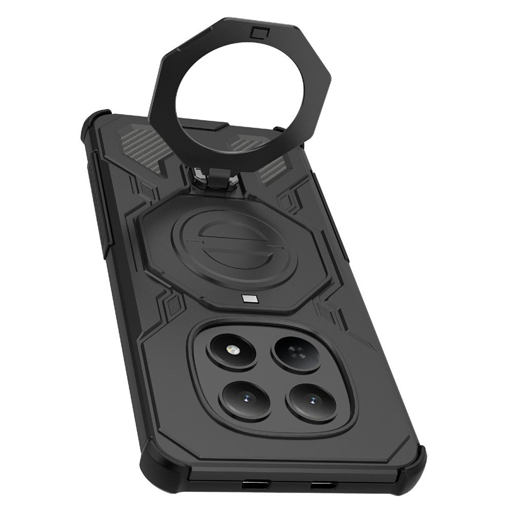 Husa pentru Xiaomi Poco M8 / Redmi Note 15 5G, Techsuit, Carbon Shield Pro, Alba