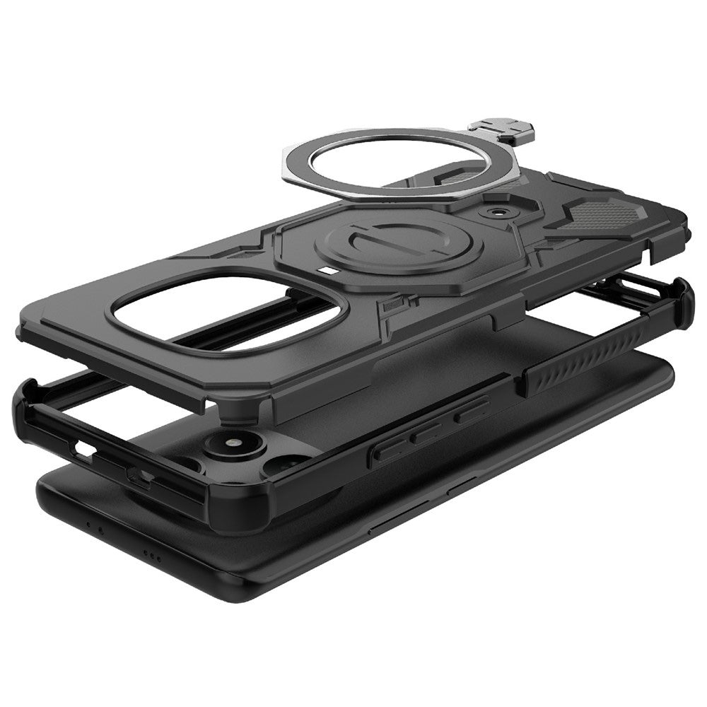 Husa pentru Xiaomi Poco M8 / Redmi Note 15 5G, Techsuit, Carbon Shield Pro, Neagra